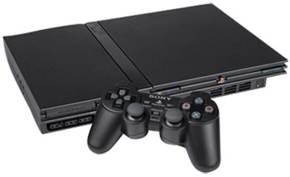 Sony PlayStation 2 Slim Console & Official Controller [Black]
