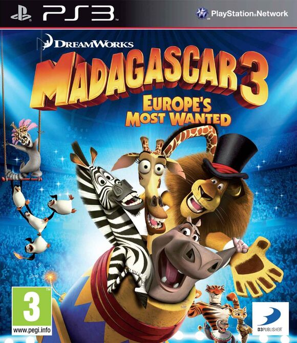 Madagascar 3: Europe's Most Wanted