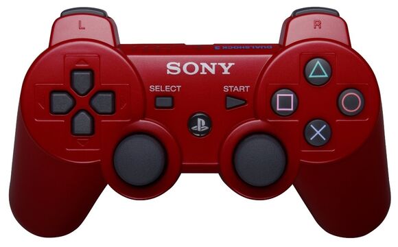 Official PS3 Controller - Deep Red