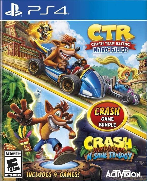 Crash Bandicoot N. Sane Trilogy & Crash Team Racing: Nitro Fueled Double Pack