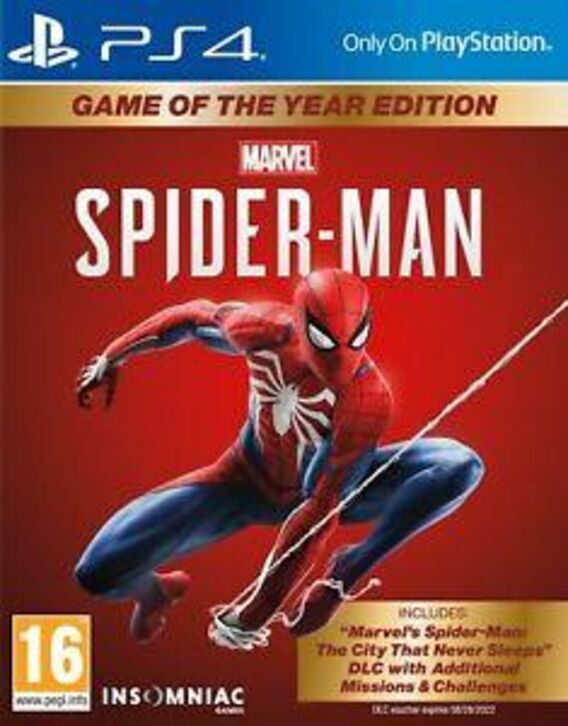 Marvel Spider-Man [Game Of The Year]