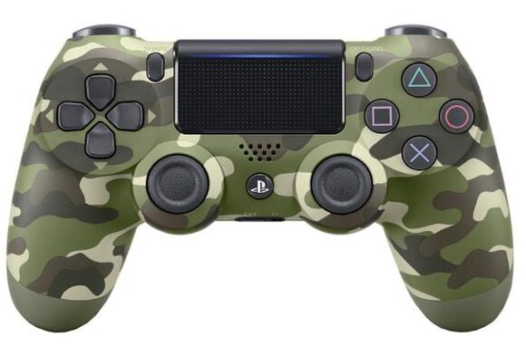 Official PS4 DualShock 4 Controller - Green Camouflage