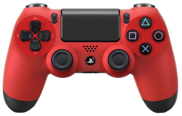 Official PS4 DualShock 4 Controller - Magma Red