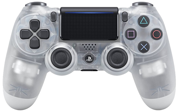 Official PS4 DualShock 4 Controller - Crystal [Transparent]