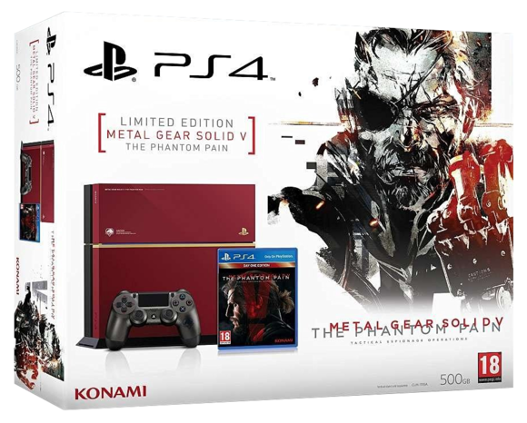 Sony PlayStation 4 Console & Official Controller [Metal Gear Solid Edition]