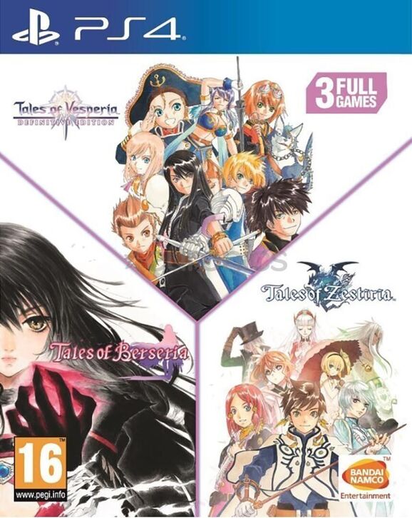 Tales of Vesperia + Tales of Berseria + Tales of Zestiria Compilation