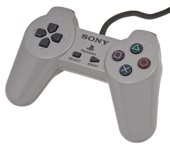 Official PS1 Controller - Grey [No Analog Sticks]