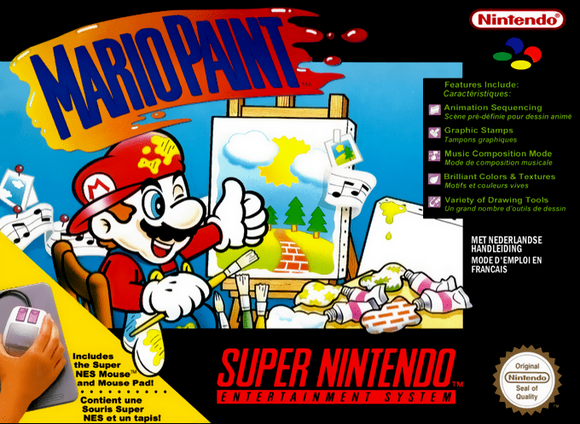 Mario Paint [Includes Boxed Mouse]
