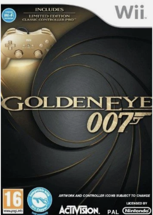 GoldenEye 007 [Includes Boxed Gold Classic Controller Pro]