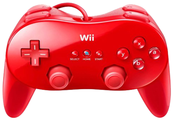 Official Wii Classic Controller Pro - Red