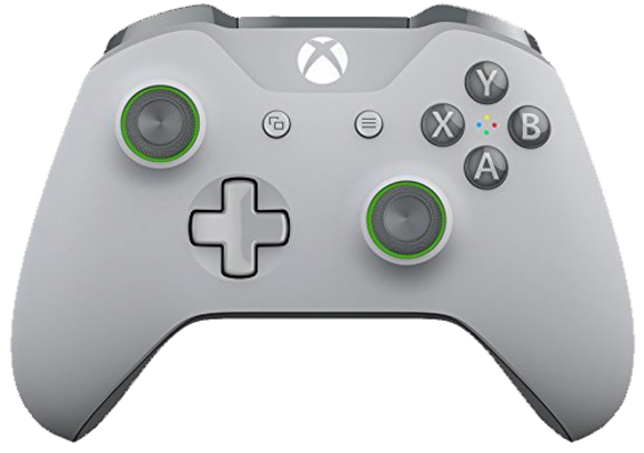 Official Xbox One Wireless Controller - Grey / Green