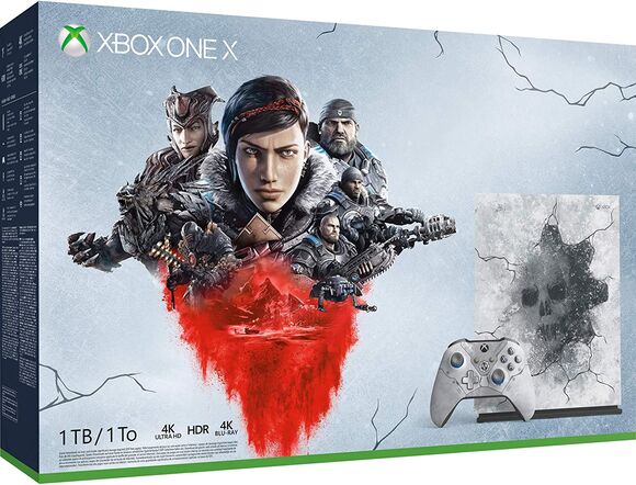 Microsoft Xbox One X Console & Official Controller [Gears 5 Edition]